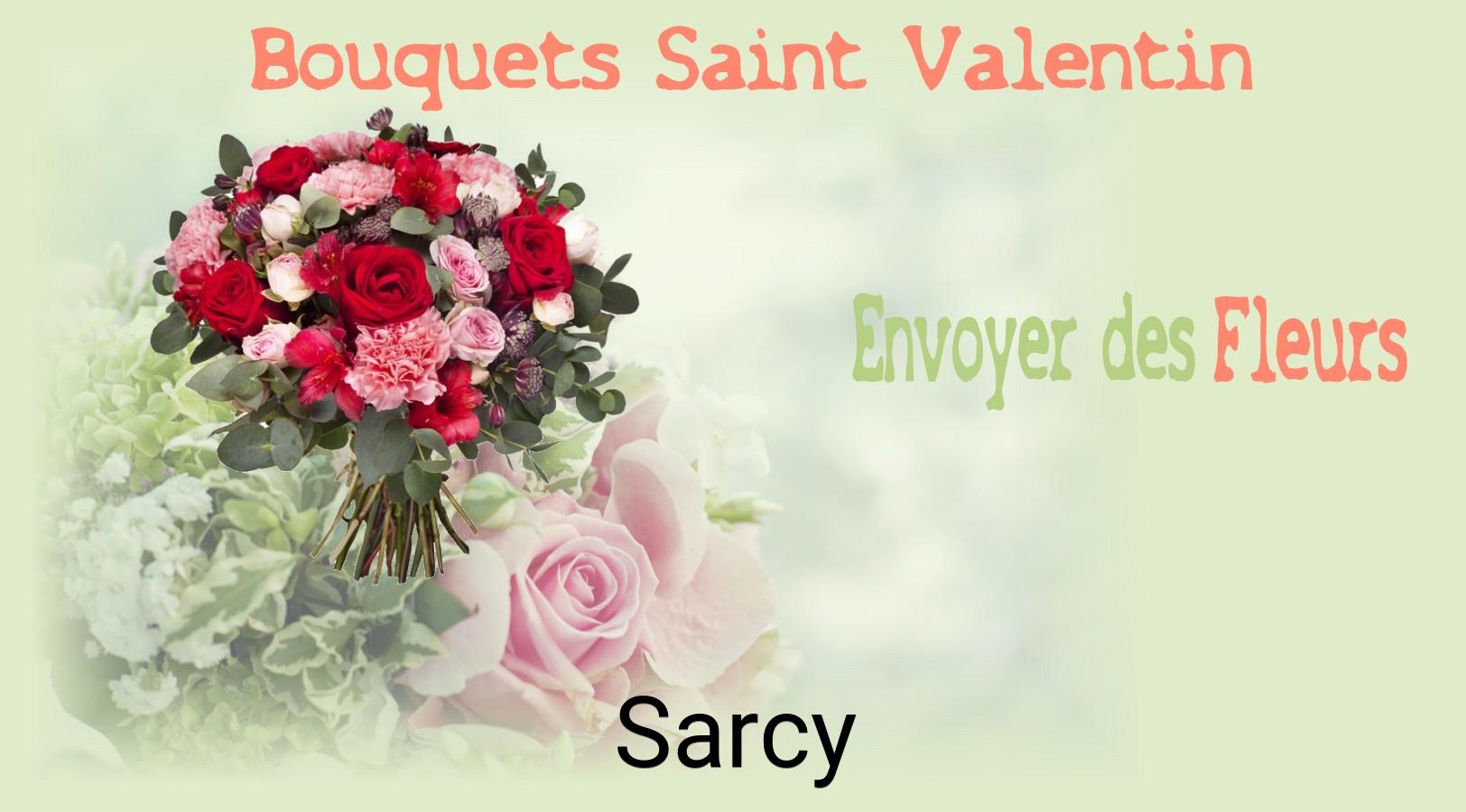 Roses de Saint-Valentin livrées à Sarcy